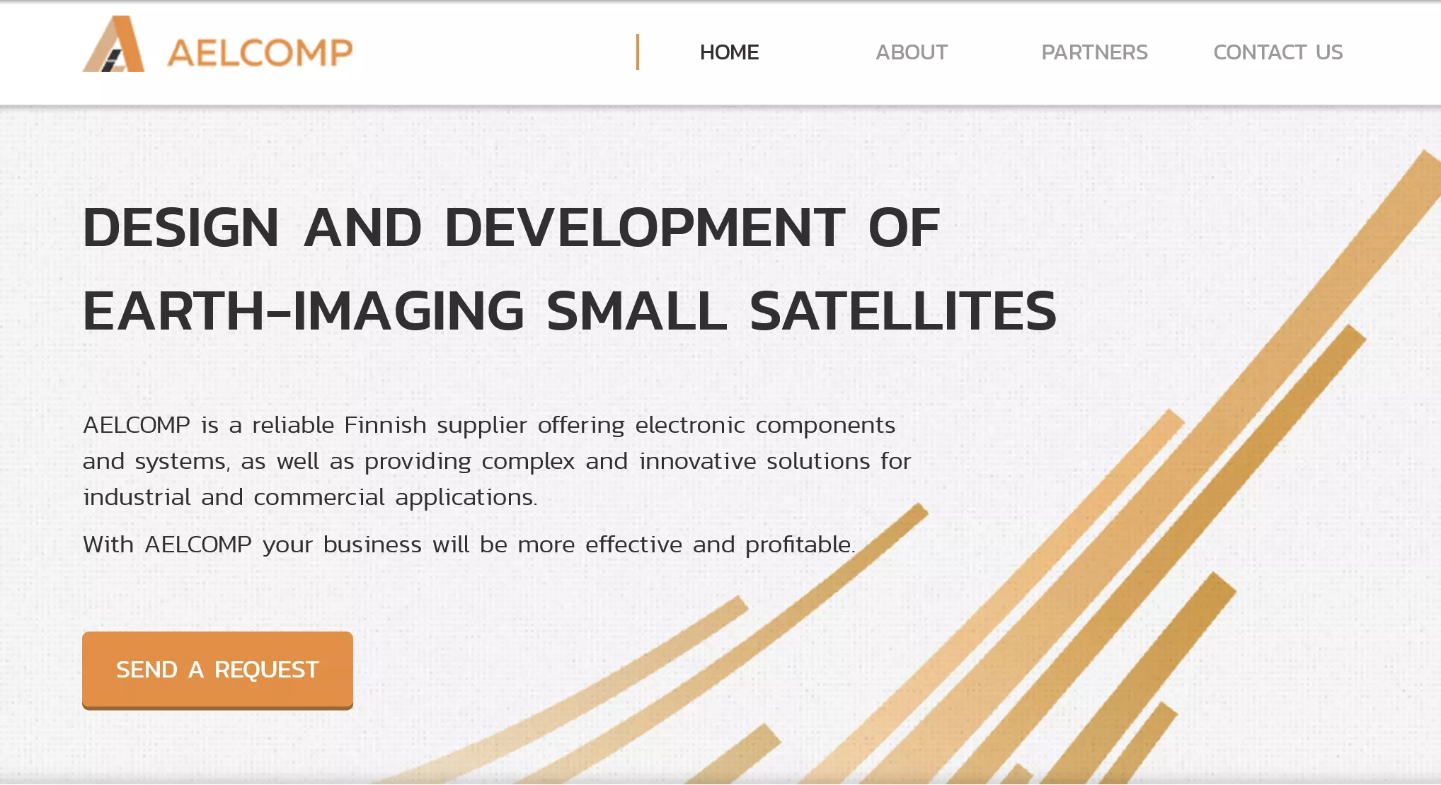 Aelcomp ilmoitti olevansa suomalainen yhtiö, joka muun muassa valmistaa satelliittien komponentteja.