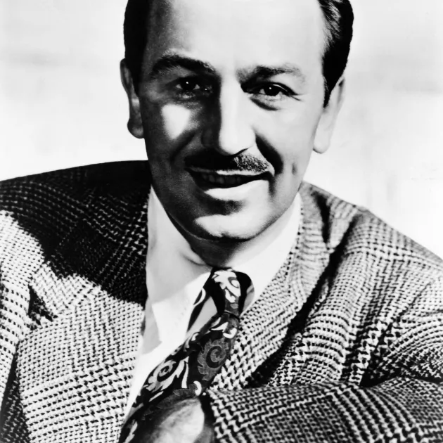 Viihdejättiläisen isä, Walt Disney uransa huippuvuosina 1950-luvun puolivälissä.