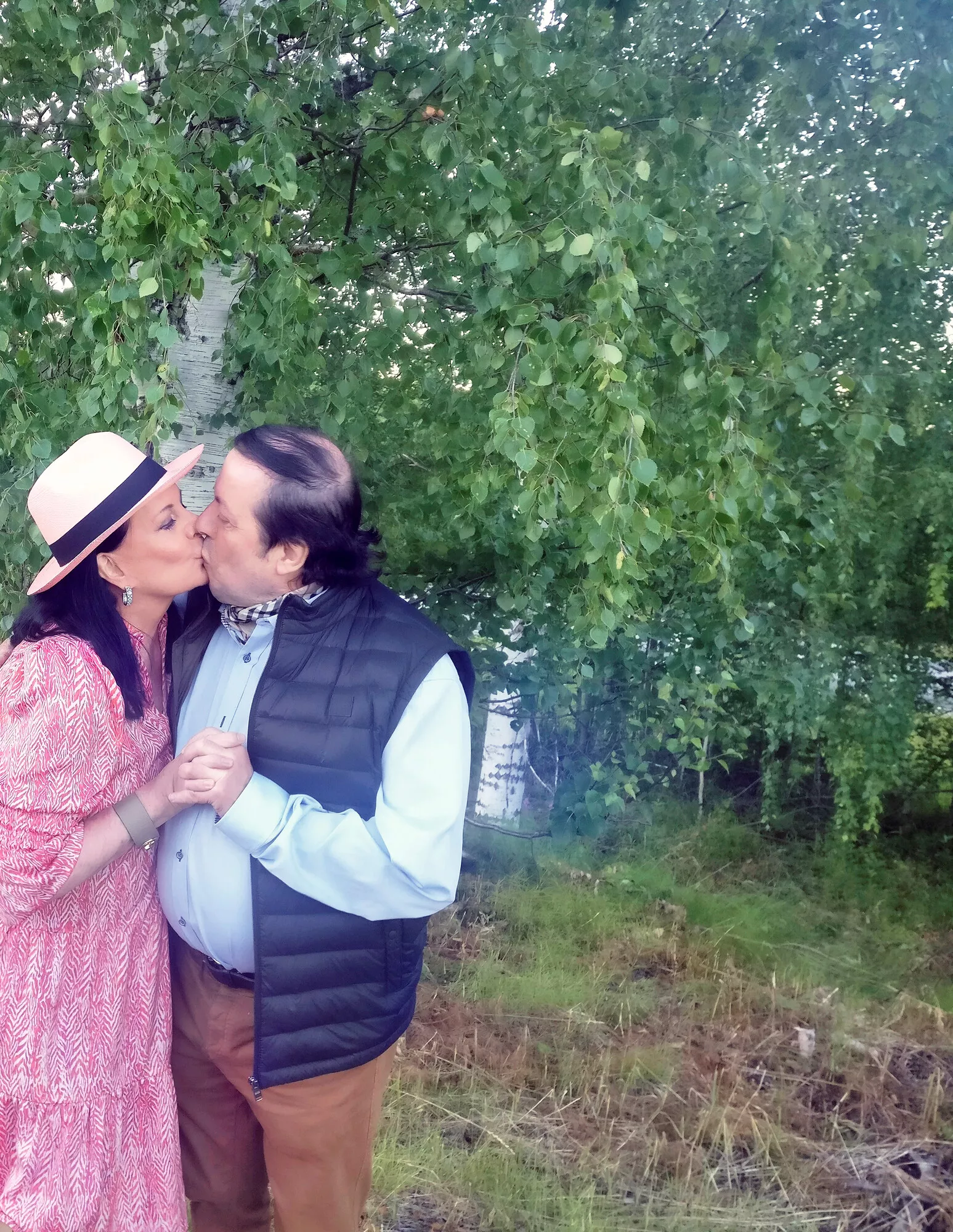 Pirkko ja Antero kävivät viime kesänä kylätansseissa Lohijärvellä.