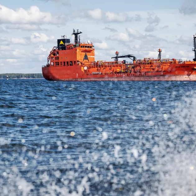 Suomenlahdella liikkuu edelleen paljon säiliölaivoja, joissa kuljetetaan muun muassa öljyä ja nestemäistä kaasua. Laivaonnettomuus olisi katastrofi Suomenlahden herkälle luonnolle.