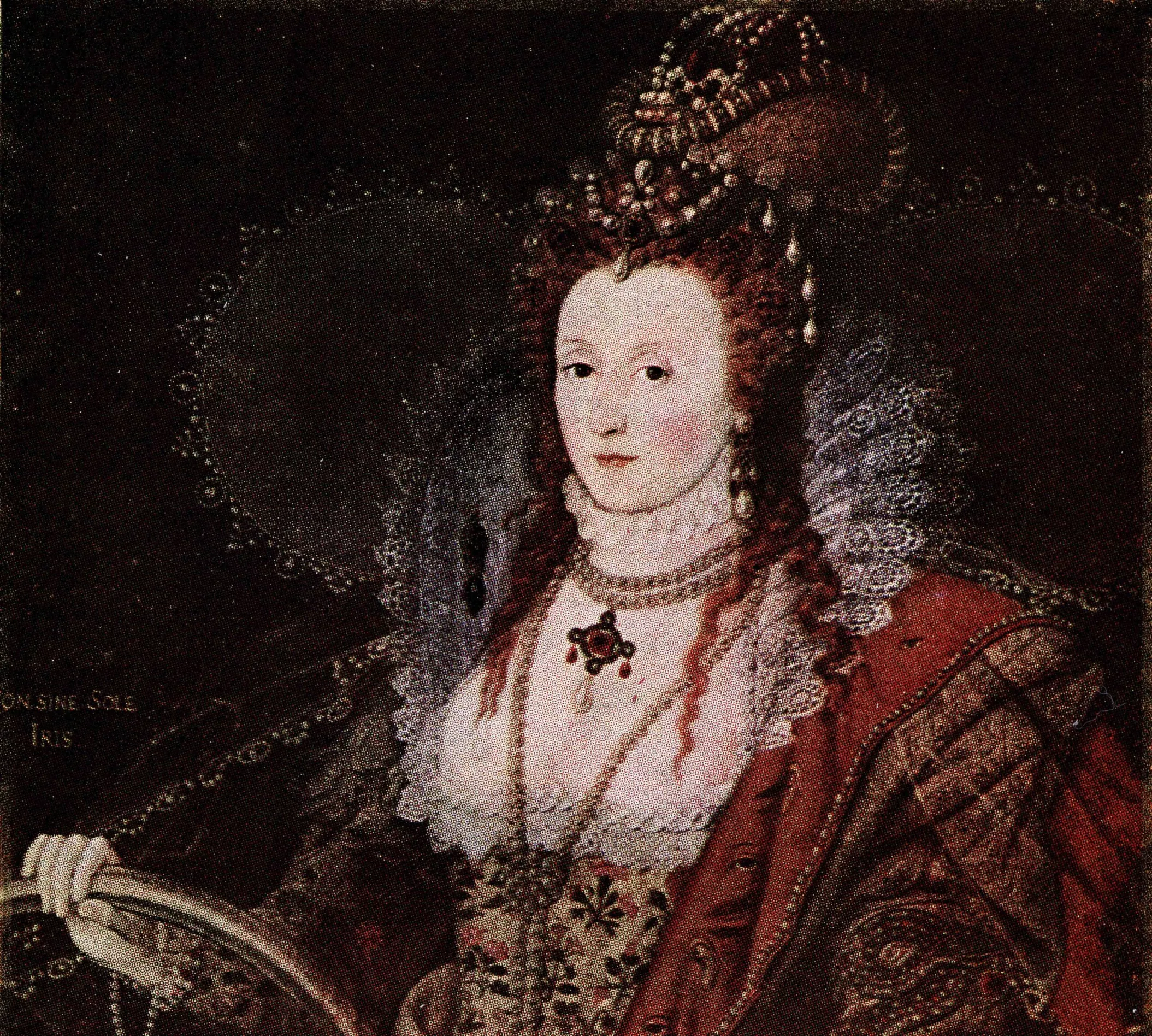 Muotokuva Elisabetista Salisburyn markiisittaren kokoelmasta.