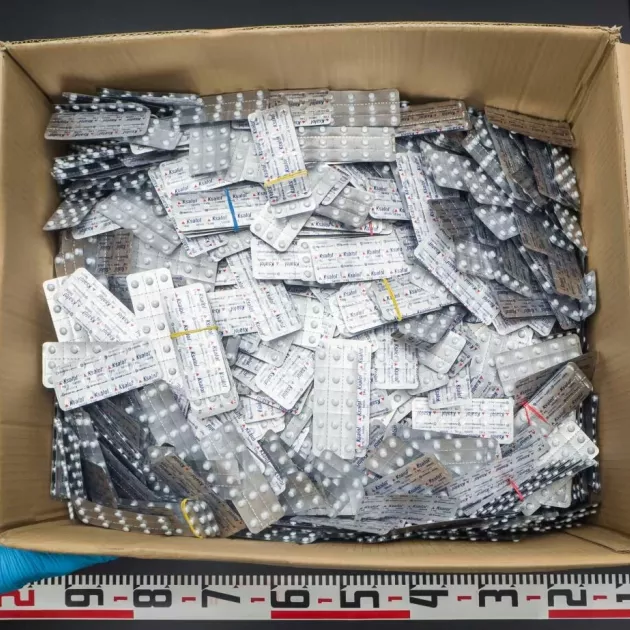 Poliisi takavarikoi vuonna 2019 Katiska-huumevyyhtiin liittyen Ksalol-tabletteja.