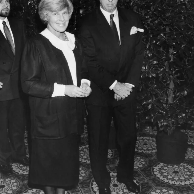 Elisabeth ja Ove Rehn helmikuussa 1989.