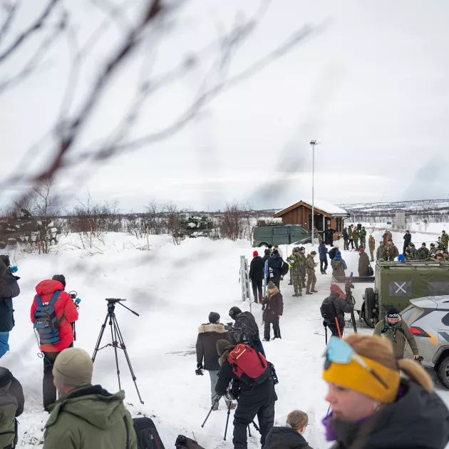 Nordic Response 24 herätti paljon mediahuomiota. Paikalla näkyi paljon ulkomaalaisia toimittajia.
