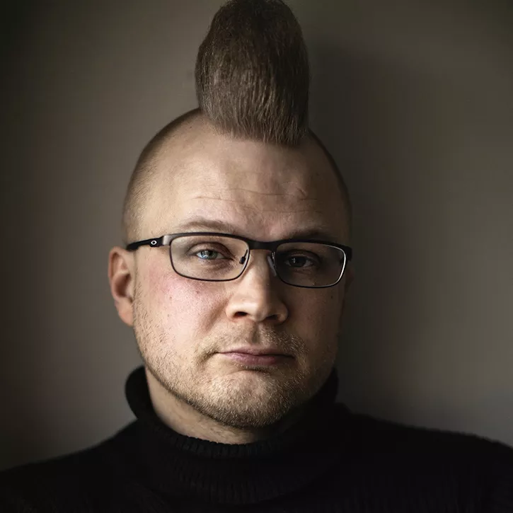 Pahanhautoja-kauhudraaman käsikirjoittaja Ilja Rautsi.