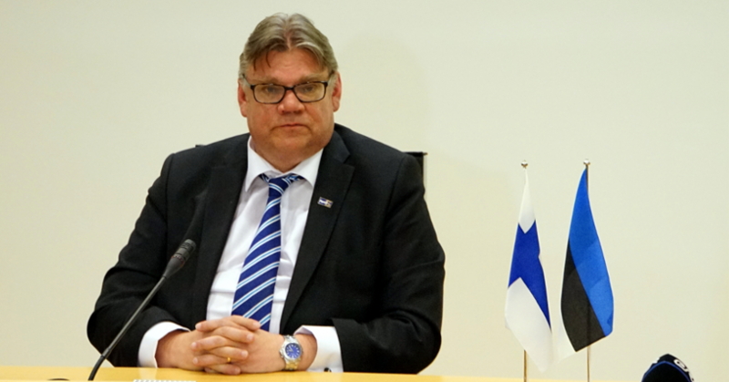 Perussuomalaisten puheenjohtaja Timo Soini. Kuva: Viron ulkoministeriö. CC BY 2.0