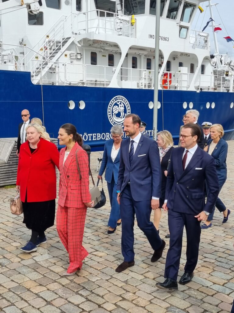 Kruununprinsessa Victoria, prinssi Daniel ja kruununprinssi Haakon Göteborgissa