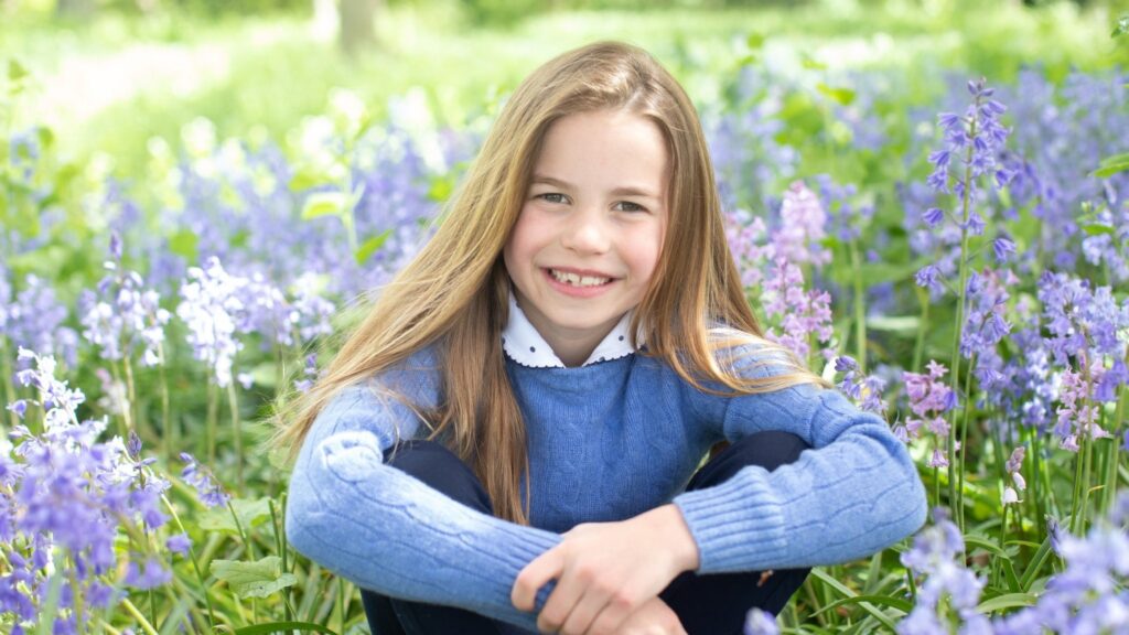 Prinsessa Charlotte 7-vuotiskuvissaan