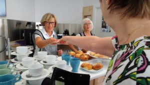 Suomalaisen seurakunnan ravintola toimii vapaaehtoisvoimin