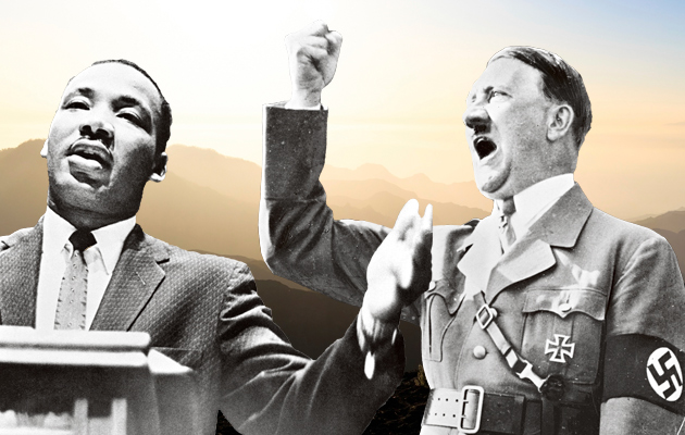 Martin Luther King, Adolf Hitler