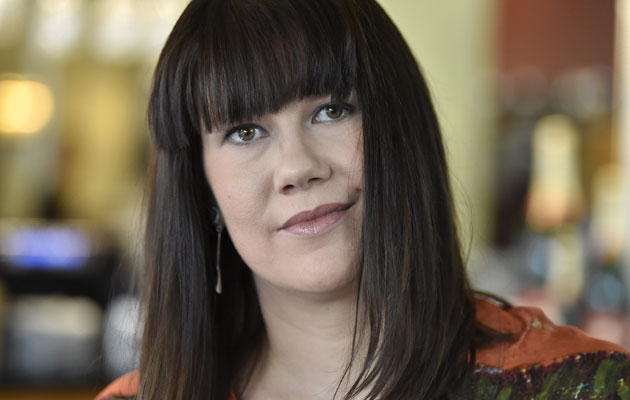 Ohjaaja, näyttelijä, tuottaja, kirjailija Heidi Linden Helsingissä lokakuussa, jolloin hänen kirjansa #Metoo-vallankumous julkistettiin.