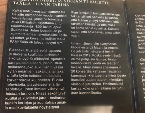 Pate Mustajärveltä on ilmestynyt "Teillä oli nimet, ja kerran te kuljitte täällä -levy".