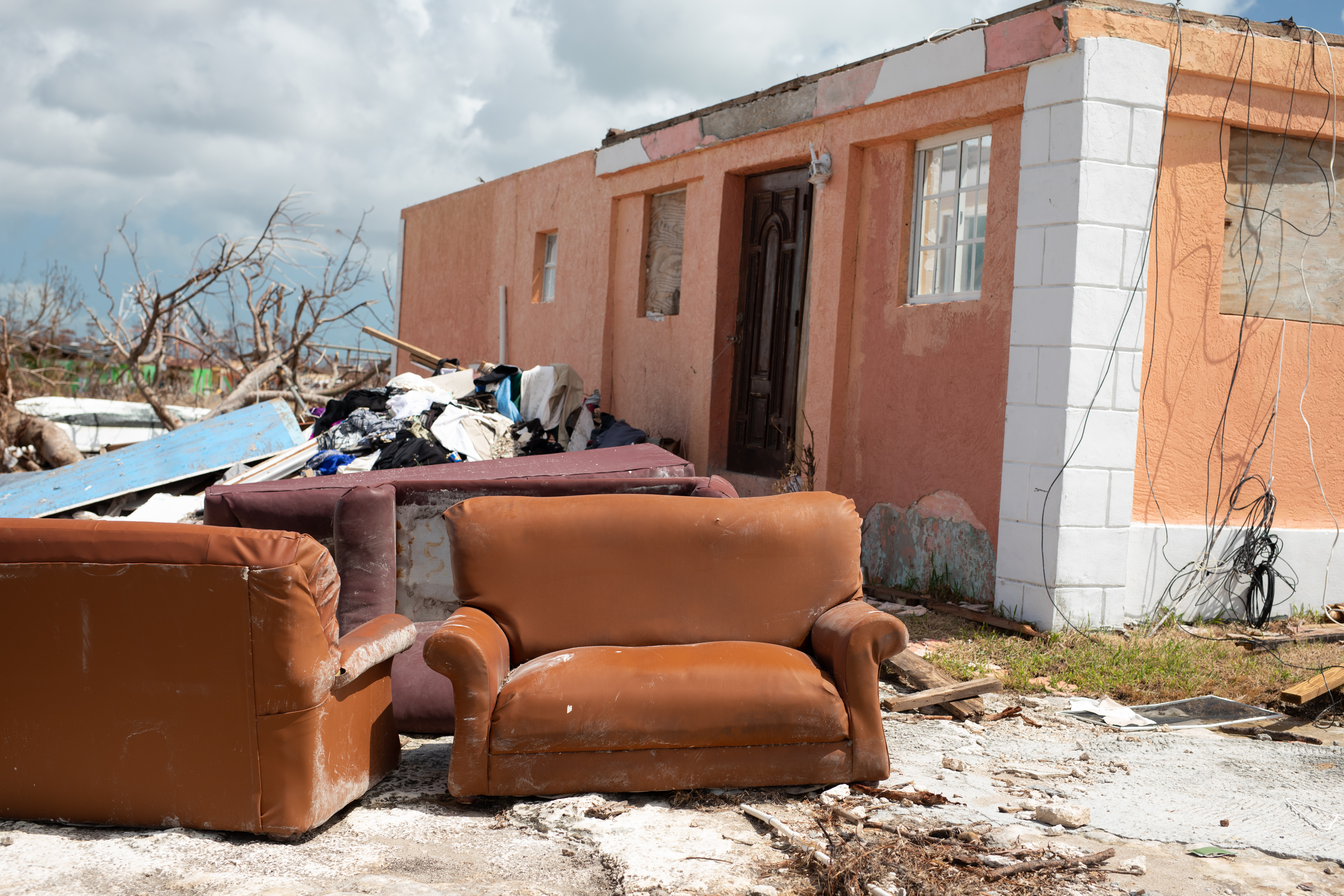 Bahaman hirmumyrsky on tuhonnut taloja