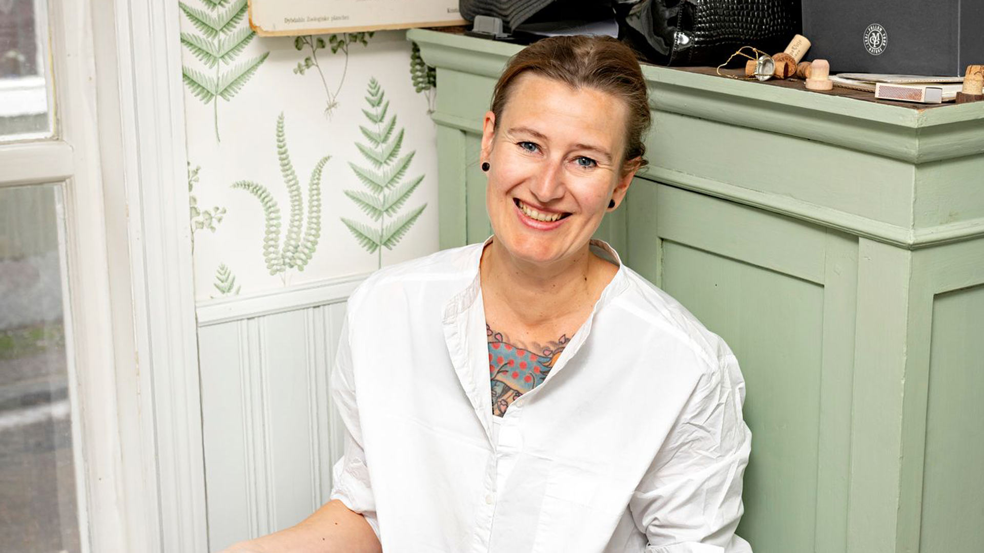 Heidi Nyblom Kuorikosken mielestä kotiravintolan pidossa hauskinta on ihmisten kohtaaminen.