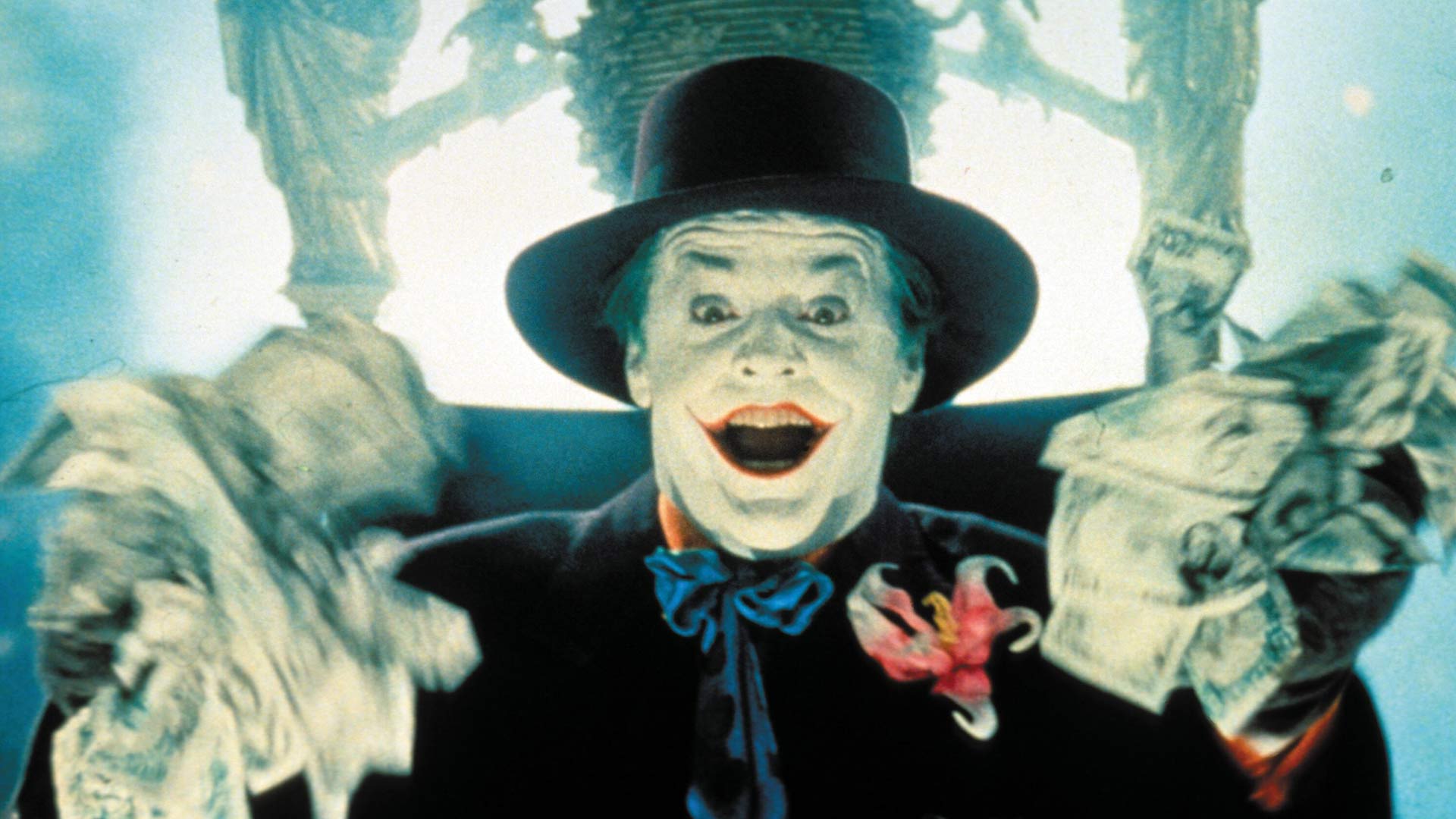 Jack Nicholson esittää kuuluisaa Jokeria elokuvassa Batman.