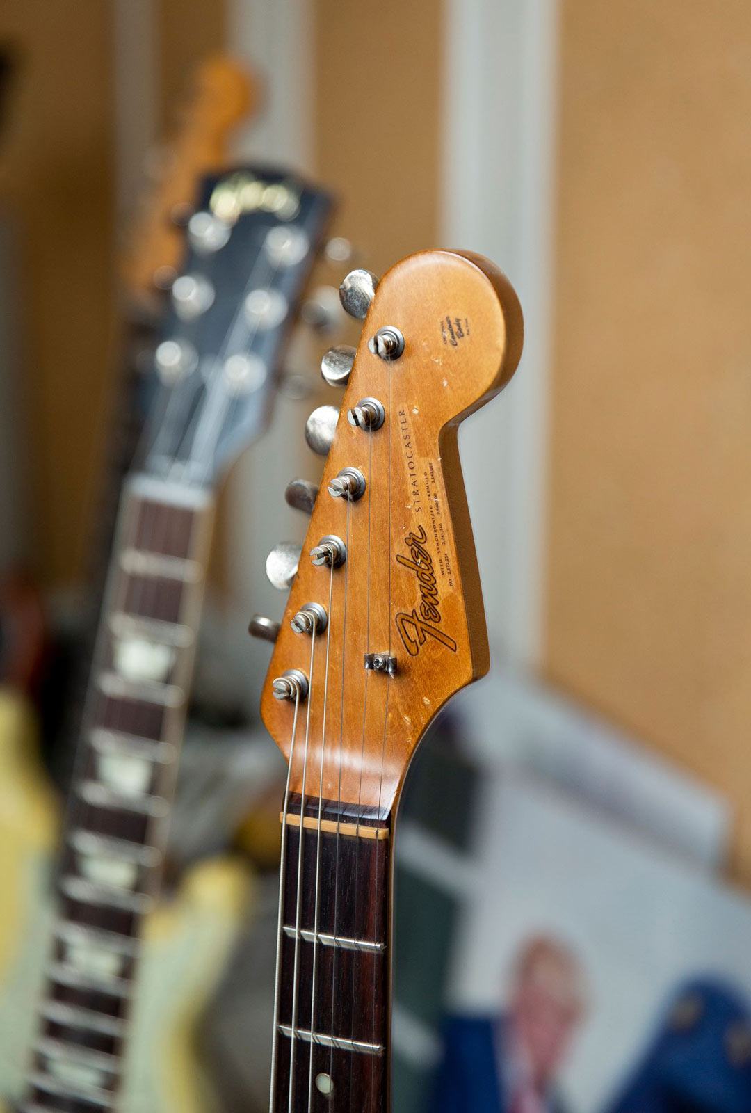 Fender Stratocaster -kitaran lavan muoto on klassikko.