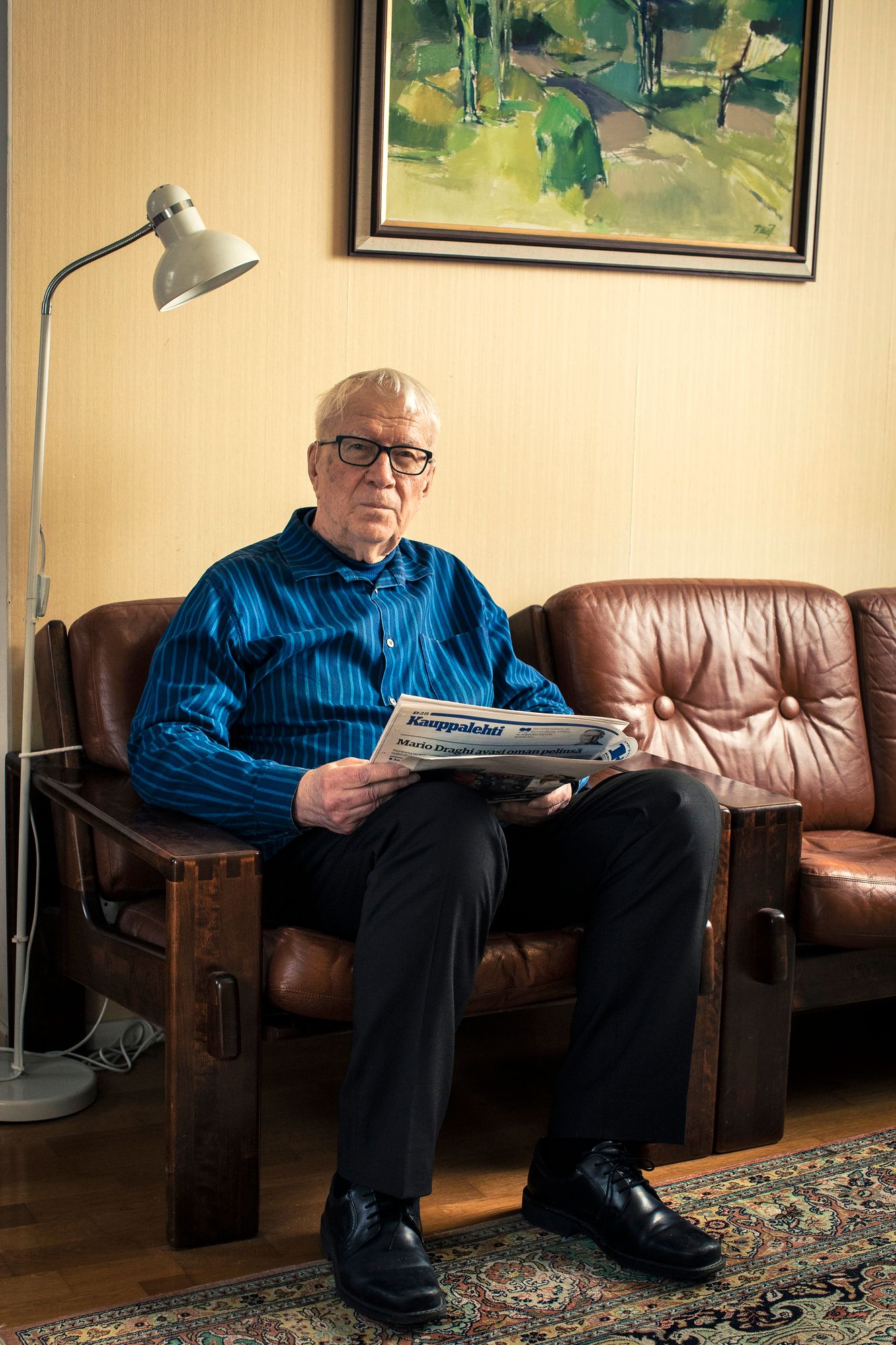 Erkki Sinkko on harrastanut osake­sijoittamista läpi ­aikuiselämänsä, ­mutta hänen mieles­tään eläketurvaa ehtii alkaa vahvistaa vielä viisikymppi­senäkin. © Jonne Räsänen