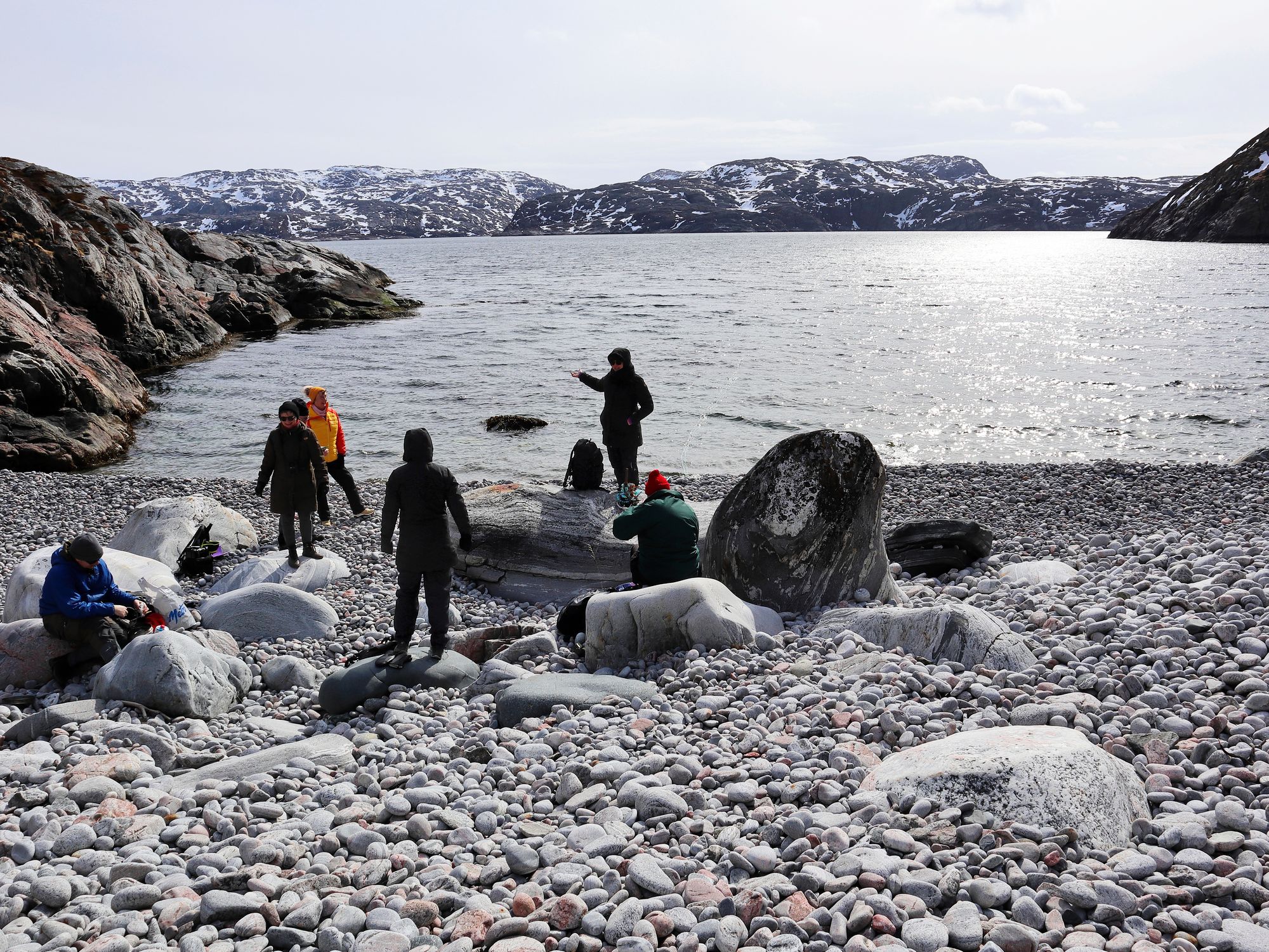 Tällä paikalla kalastajat leiriytyvät aikoinaan, nykyään siellä patikoijat syövät eväitään. © Kirsti Sergejeff