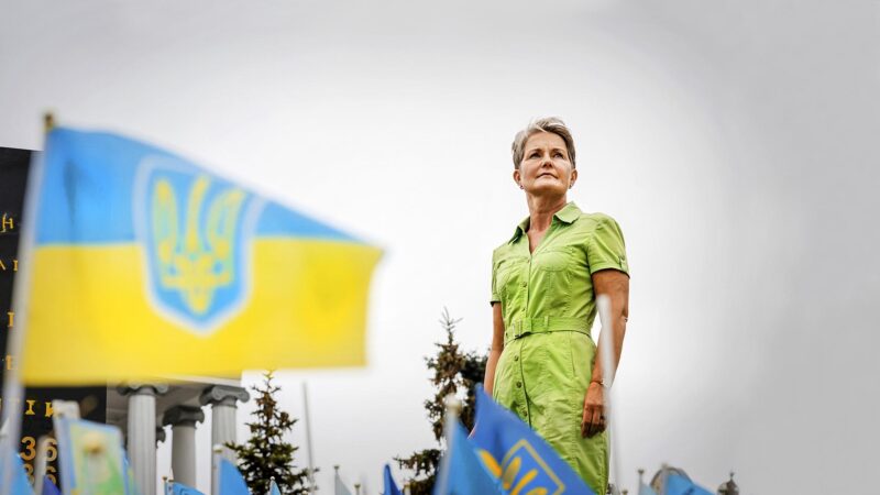 Ukrainan suurlähettiläs Päivi Laine.