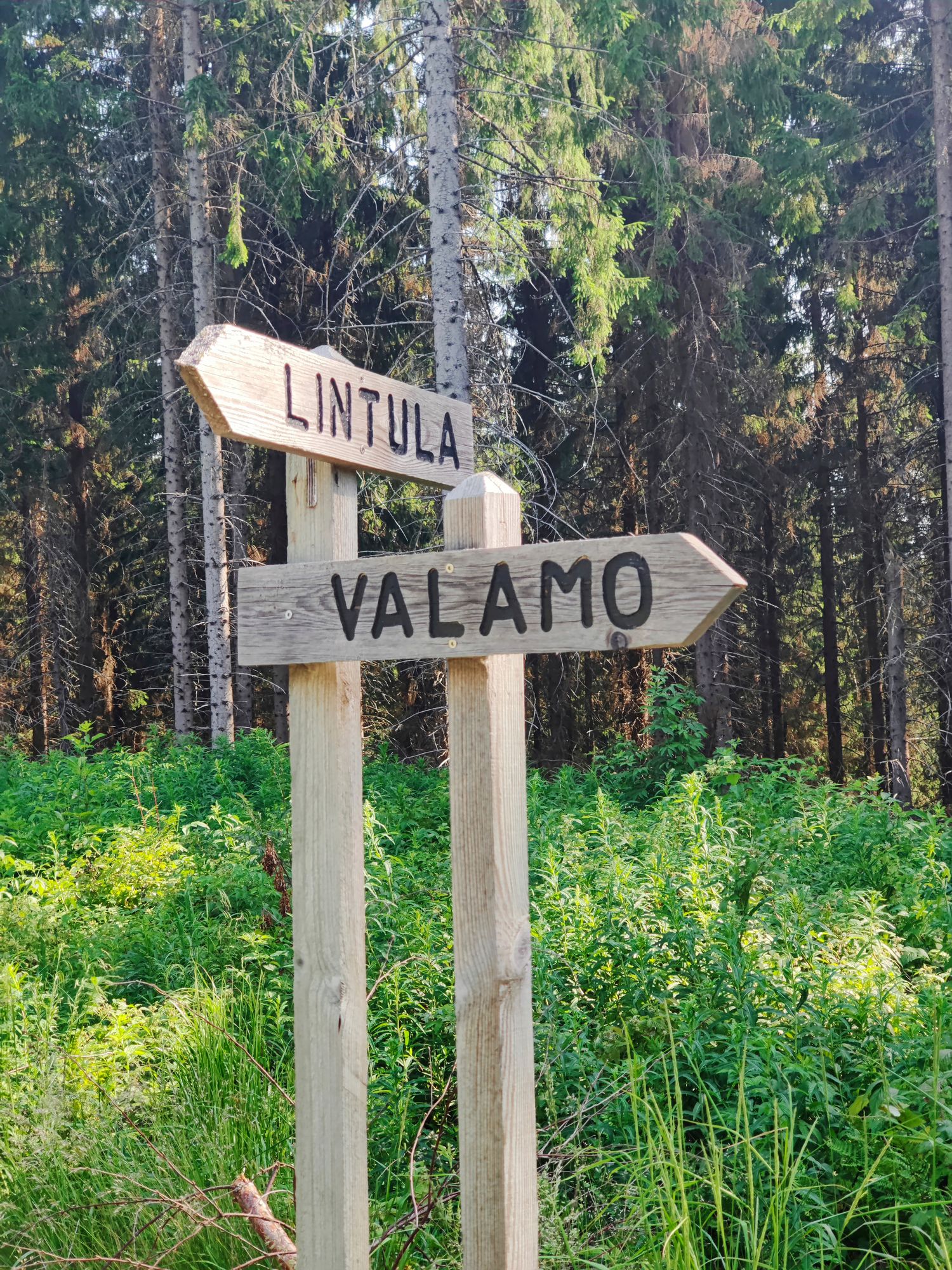 Kahden luostarin välinen reitti on merkitty maastoon hyvin. © Pirjo Latva-Mantila