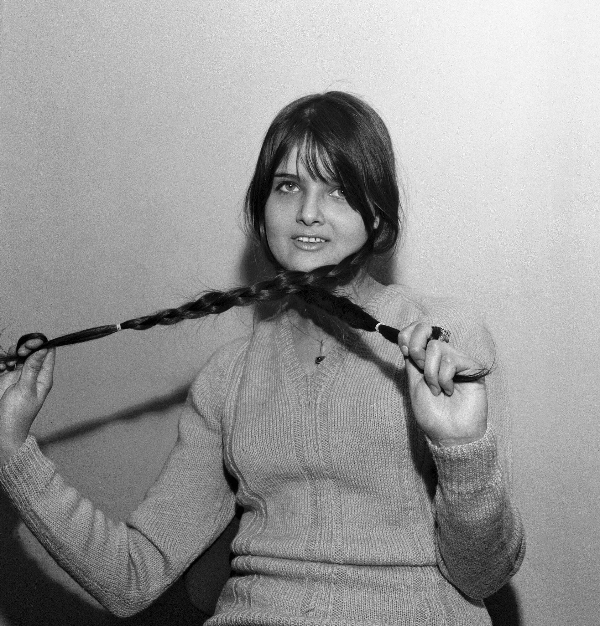 Kristiina Halkola nuorena teatteri­koululaisena vuonna 1966. © Lehtikuva / Seppo Heinonen