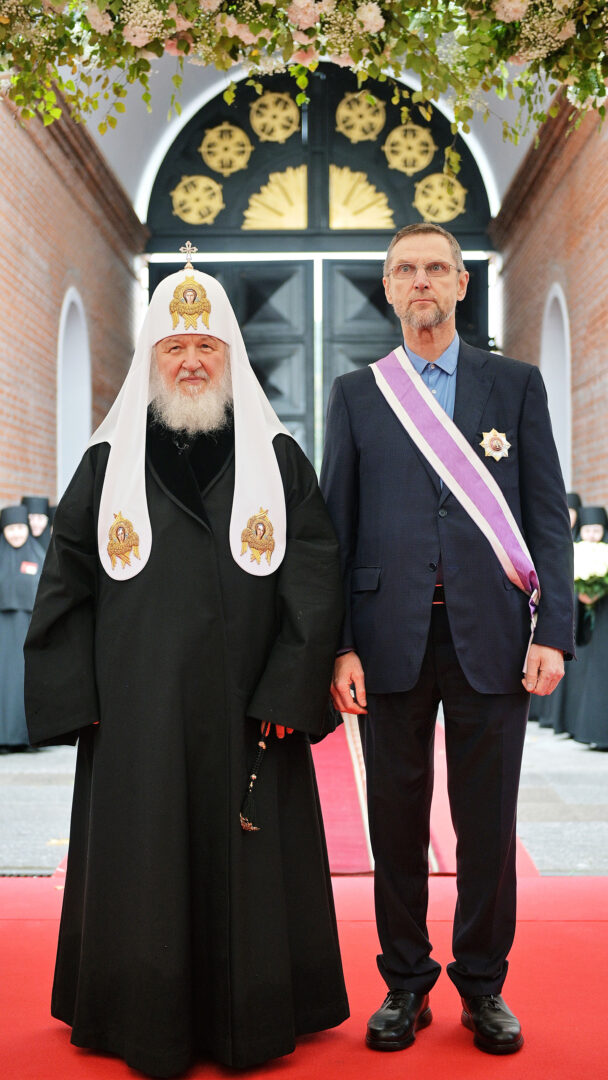 Konstantin Gološtšapov ja patriarkka Kirill