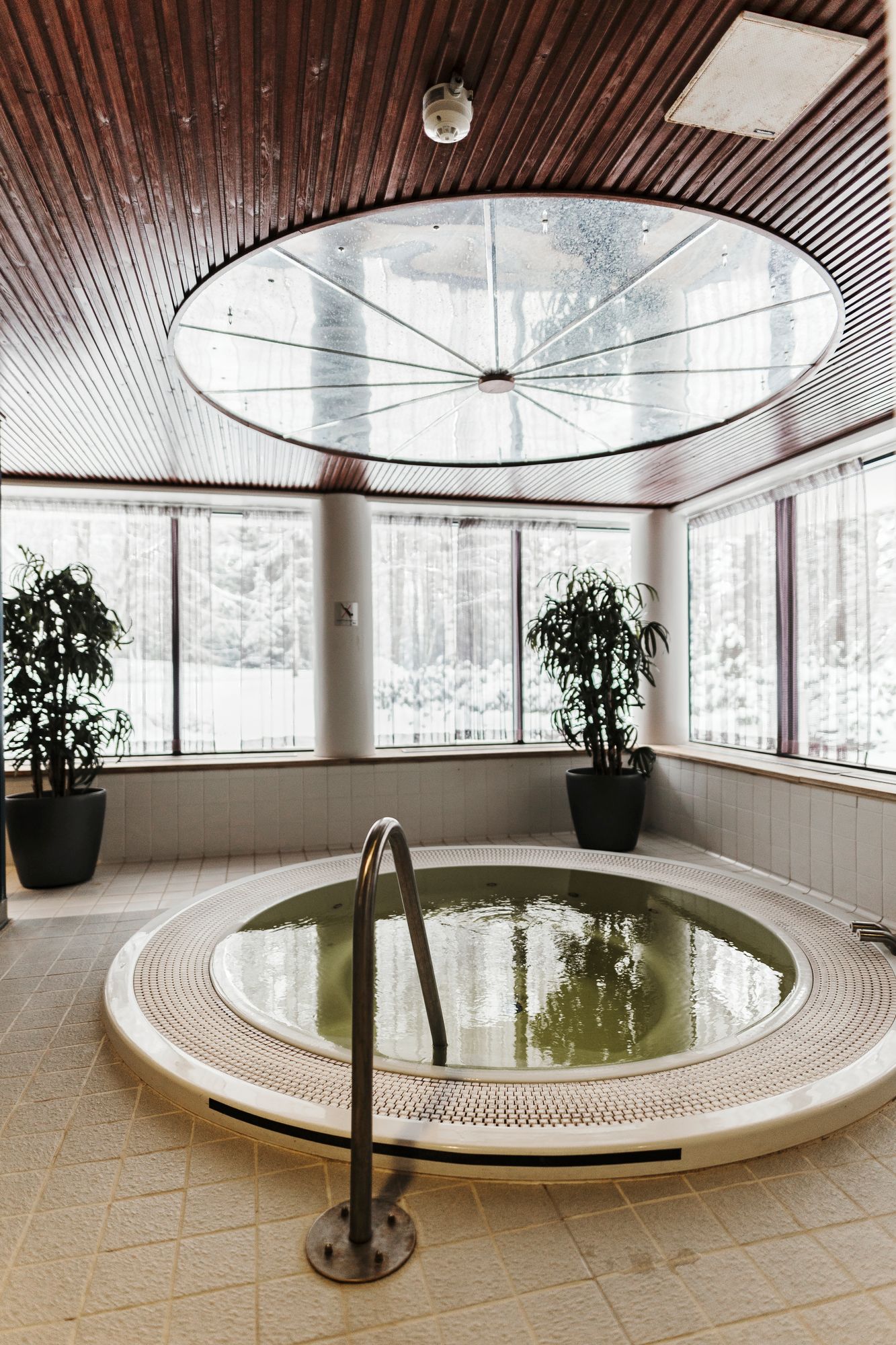 Valtionhotellin vierailla on käytössään wellness-osasto, jossa voi saunoa ja rentoutua. © Jani Kautto