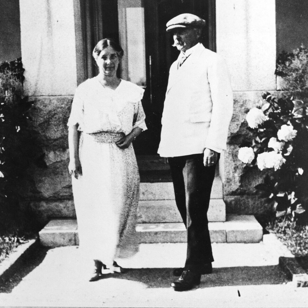Presidentti K.J Ståhlberg ja vaimo Ester.