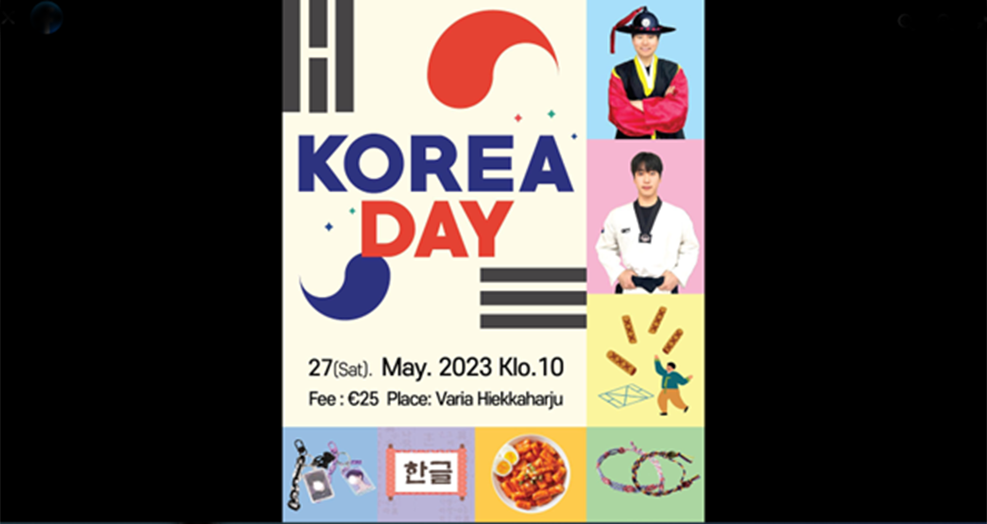 Korea-päivää mainostavasta julisteesta ei käy ilmi, että tapahtuman järjestäjä IYF on kiinteä osa Good News Missionia.
