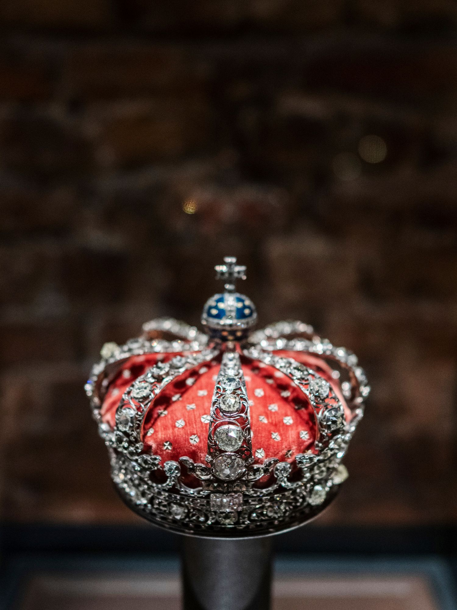 Kuninkaanlinnan ensimmäisen kuningattaren Loviisa Ulriikan kruunu on nykyään kuningatar Silvian. © Tuukka Ervasti