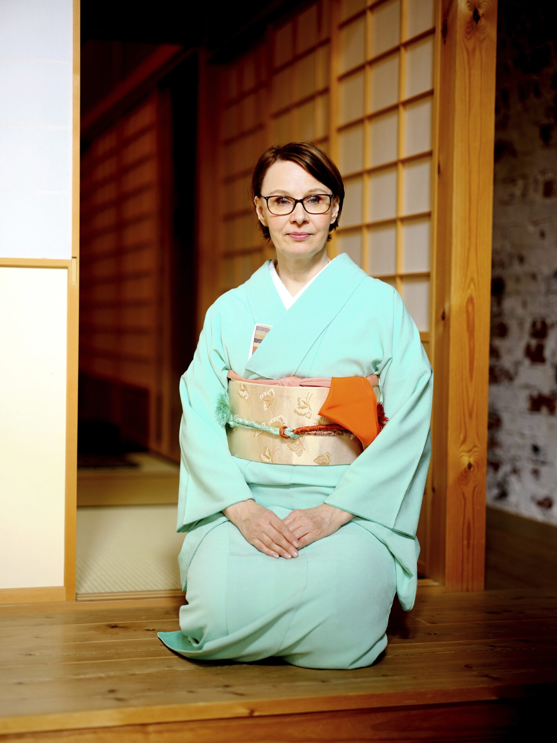 Minna on japanilaisen estetiikan dosentti, mutta työskentelee nykyisin terveydenhoidossa ja tietokirjailijana. © Sampo Korhonen